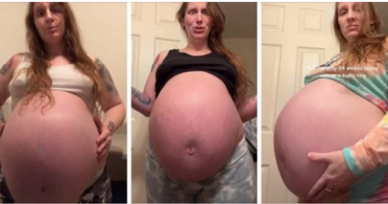 Mom’s Baby Bump Was Enormous People Thought She Was Carrying 8 Babies