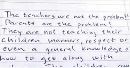 Retired teacher’s letter to parents is hailed by thousands – do you agree?
