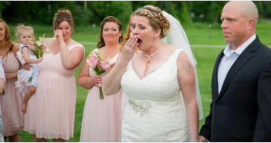 Mom leaves one empty seat for dead son at her wedding – breaks down when she sees who interrupts ceremony