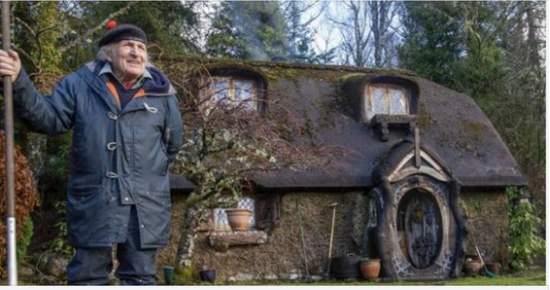 Incredible creation at 90 This old man amazed the world by building his own Hobbit house