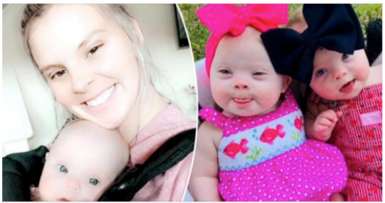 Mom of rare twins with Down syndrome show just how beautiful and precious they are to shut down critics
