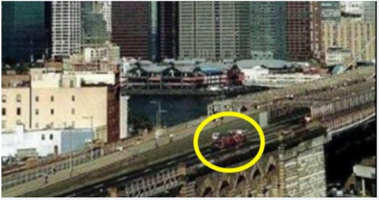 The true, chilling story behind the famous 9/11 photo of a doomed fire truck heading toward the Twin Towers