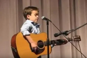 A Little Boy Who Sounds Like Johnny Cash Is Met With Standing Ovations by the Audience…