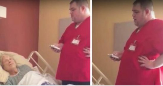 Dying woman has one last wish. Then carer takes something out of his pocket that shocks everyone